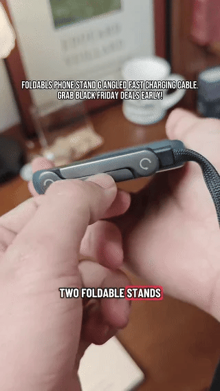 🔥Last Day 50% OFF - ⚡2-in-1 Invisible Holder Charger Cable – 240W Fast⚡️