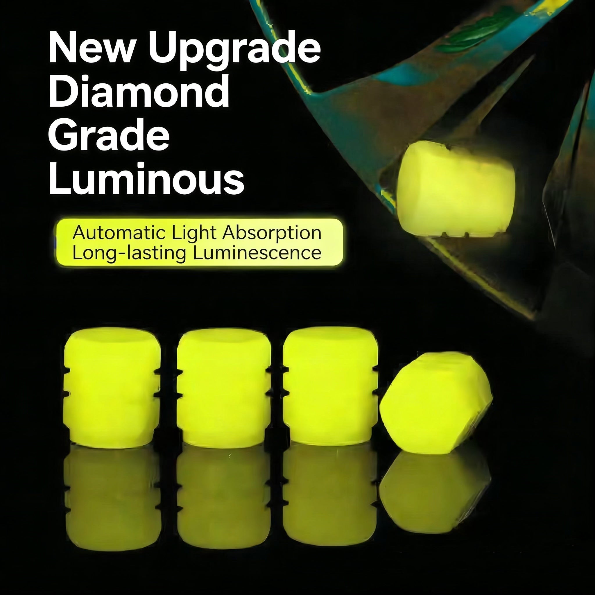 🔥LAST DAY 49% OFF💥Universal Fluorescent Car Tire Valve Caps