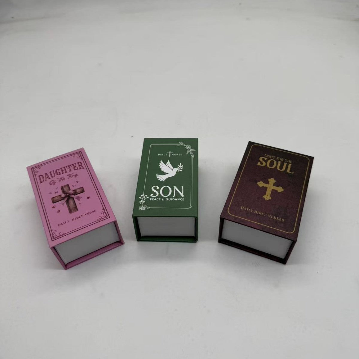 🔥LAST DAY 49% OFF✝️Handmade Wooden Bible Verses Box - Daily Bible Verses 🎁